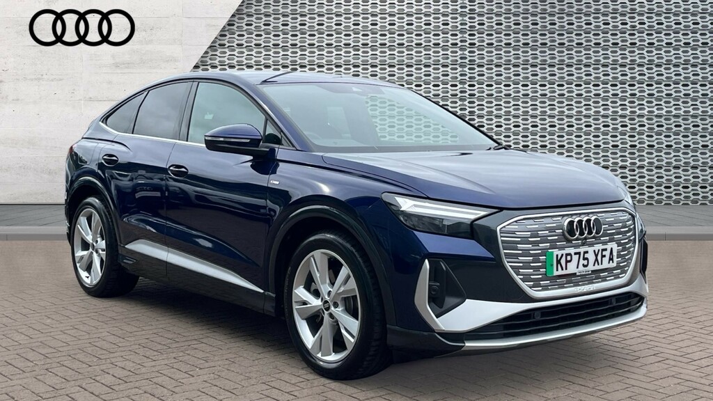 Audi Q4 E Tron Q4 150Kw 40 63Kwh S Line Leather Blue