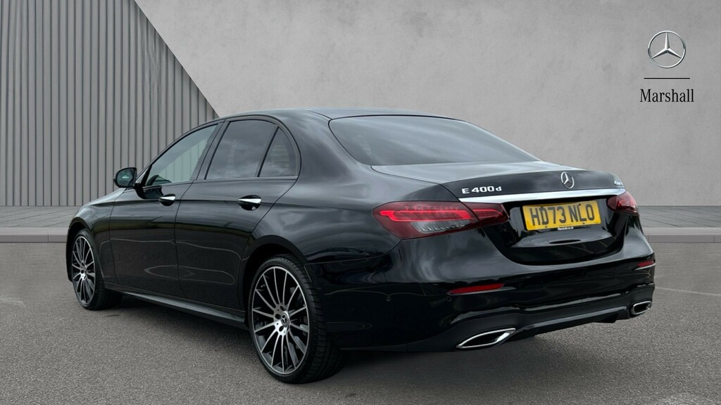 Mercedes-Benz E Class E Class E400d 4Matic Amg Line Night Ed Prem 9 HD73NLO Black #2