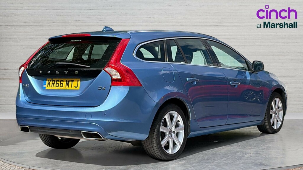 Volvo V60 V60 D4 190 Se Lux Nav Geartronic KR66MTJ Blue #3