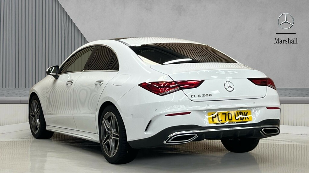 Mercedes-Benz CLA Class Cla 200 Amg Line Premium Plus Tip PL70UBK White #2