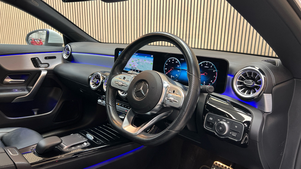 Mercedes-Benz CLA Class Cla 200 Amg Line Premium Plus Tip PL70UBK White #3