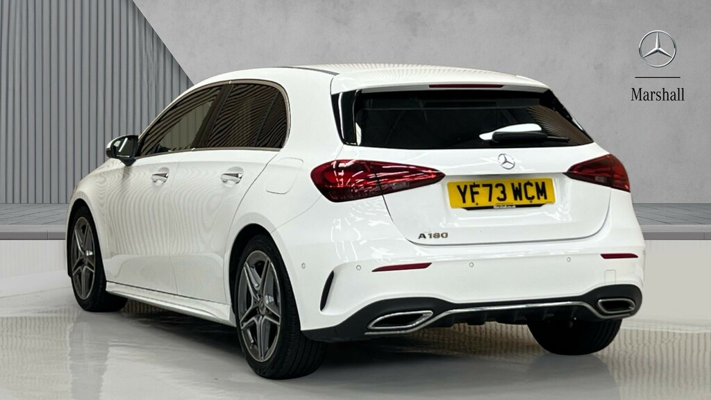 Mercedes-Benz A Class A Class A180 Amg Line Executive YF73WCM White #2