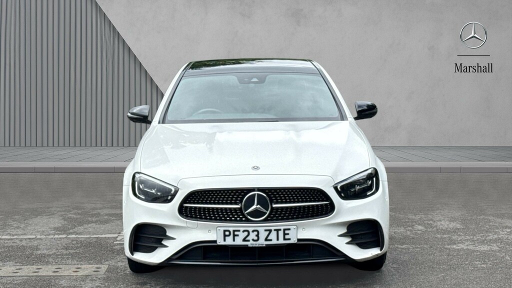 Mercedes-Benz E Class E Class E300d 4Matic Amg Line Night Ed Prem 9 PF23ZTE White #6
