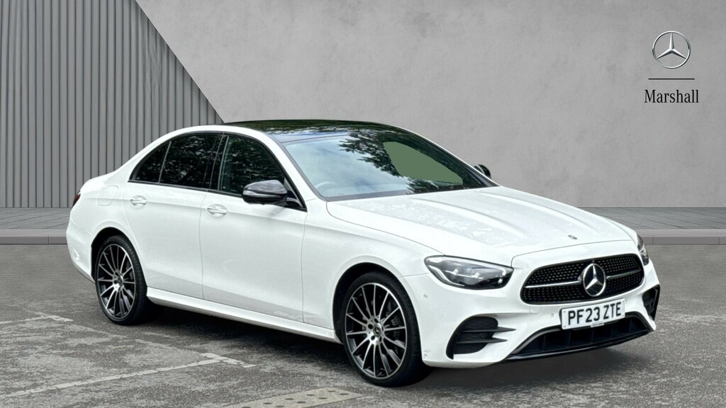 Mercedes-Benz E Class E Class E300d 4Matic Amg Line Night Ed Prem 9 White