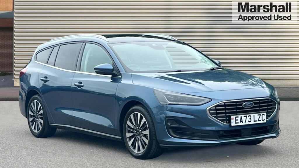 Ford Focus Focus 1.0 Ecoboost Hybrid Mhev 155 Titanium X Blue