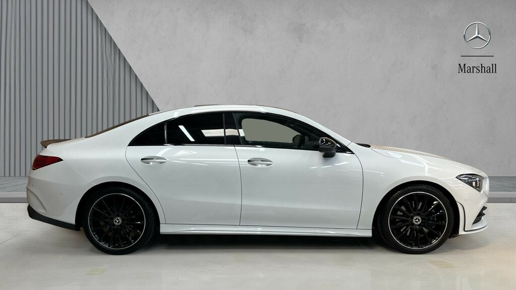 Mercedes-Benz CLA Class Cla 200 Amg Line Premium Night Ed Tip White #4