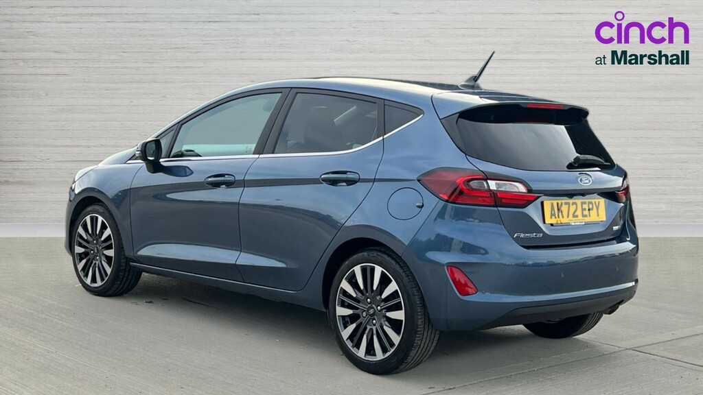 Ford Fiesta Fiesta 1.0 Ecoboost Hybrid Mhev 125 Titanium X AK72EPY Blue #5