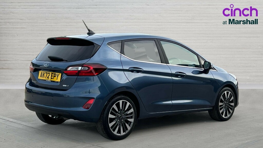 Ford Fiesta Fiesta 1.0 Ecoboost Hybrid Mhev 125 Titanium X AK72EPY Blue #3