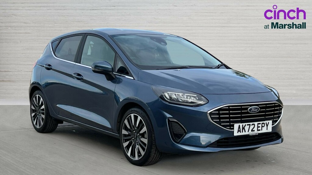 Ford Fiesta Fiesta 1.0 Ecoboost Hybrid Mhev 125 Titanium X Blue