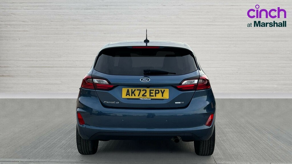 Ford Fiesta Fiesta 1.0 Ecoboost Hybrid Mhev 125 Titanium X AK72EPY Blue #4