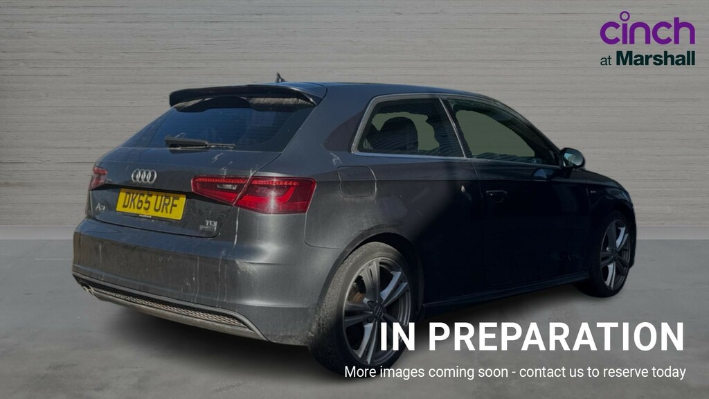 Audi A3 A3 2.0 Tdi Quattro S Line S Tronic Nav DK65URF Black #3