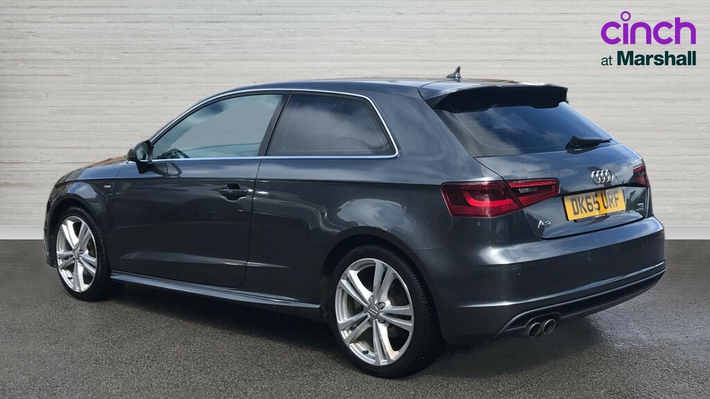 Audi A3 A3 2.0 Tdi Quattro S Line S Tronic Nav DK65URF Black #5