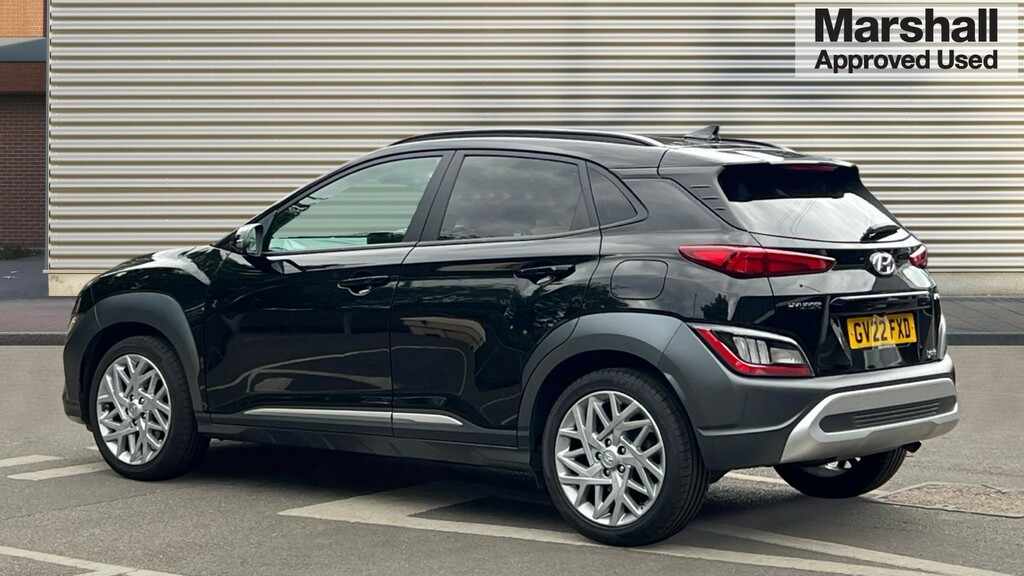 Hyundai Kona Kona 1.6 Gdi Hybrid Ultimate Dct GV22FXD Black #5