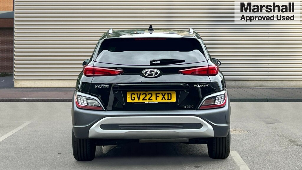 Hyundai Kona Kona 1.6 Gdi Hybrid Ultimate Dct GV22FXD Black #4