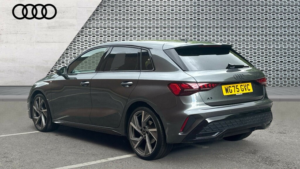 Audi A3 A3 1.5 Tfsi 150 Black Edition S Tronic WG75GVC Grey #3