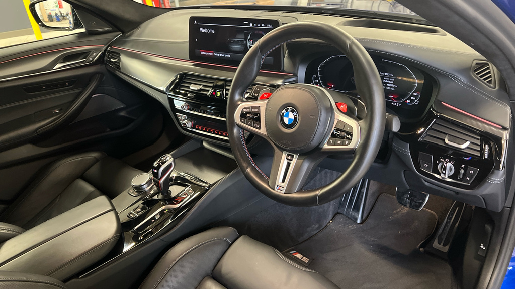 BMW M5 Competition Dct Blue #4