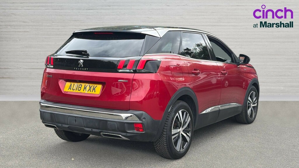 Peugeot 3008 3008 1.6 Bluehdi 120 Gt Line AU18KXK Red #3
