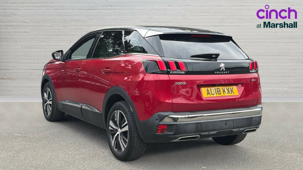 Peugeot 3008 3008 1.6 Bluehdi 120 Gt Line AU18KXK Red #5