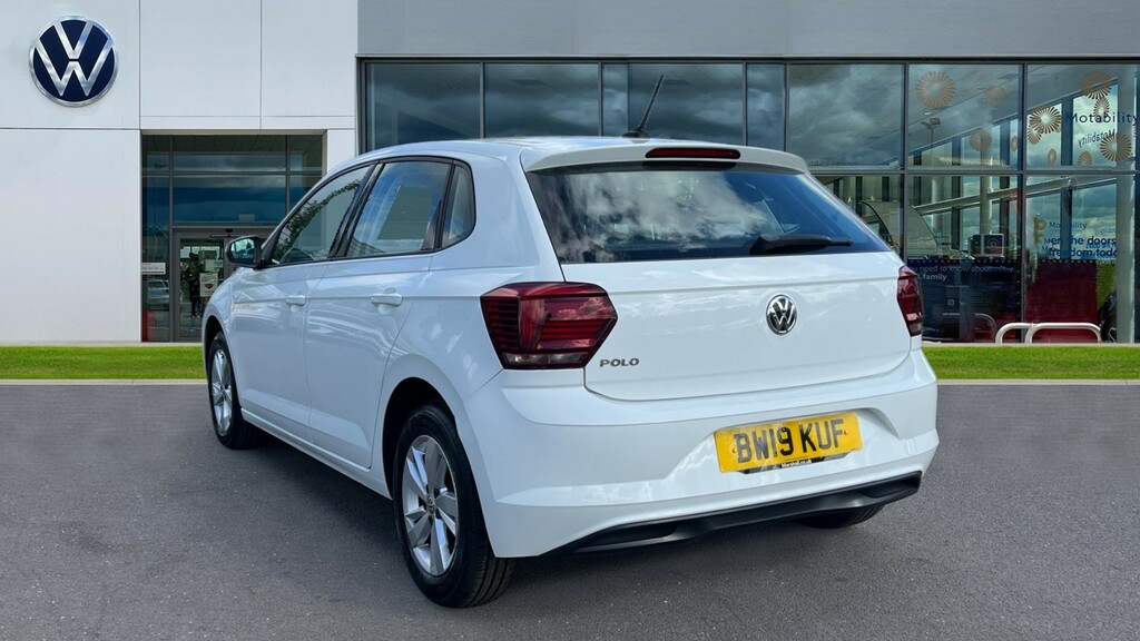 Volkswagen Polo Polo 1.0 Tsi 95 Se Tech Edition BW19KUF White #3