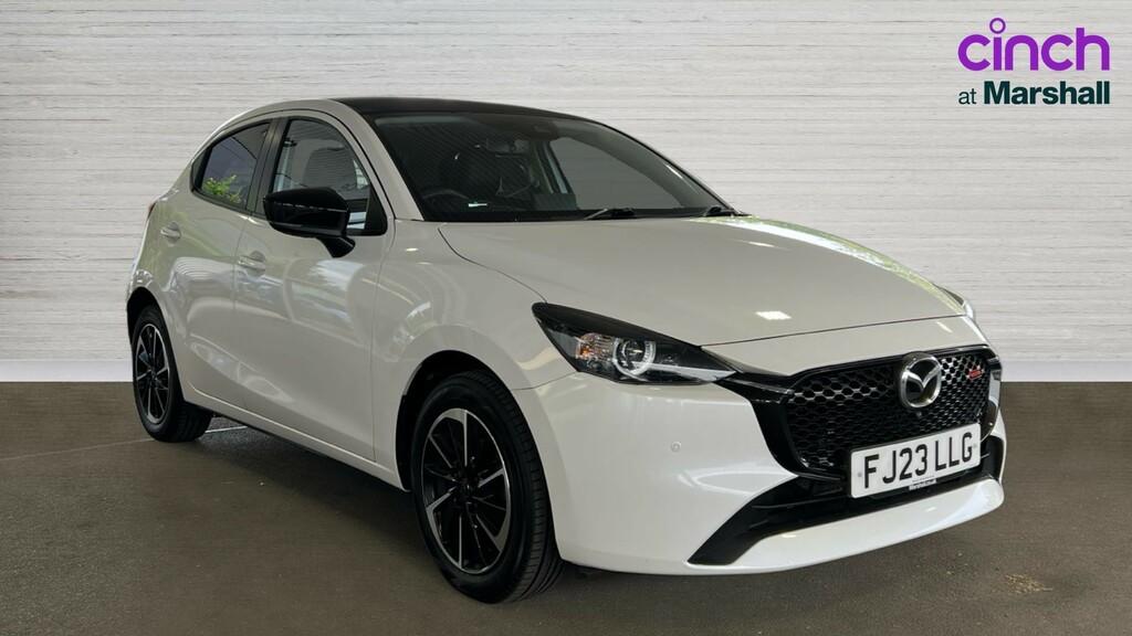 Mazda 2 Mazda Mazda2 Hatchback 1.5 E-skyactiv G Mhev 115 H White