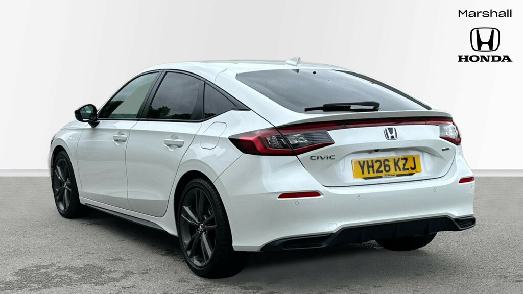 Honda Civic Civic 2.0 Ehev Sport Cvt Hatchback White #3