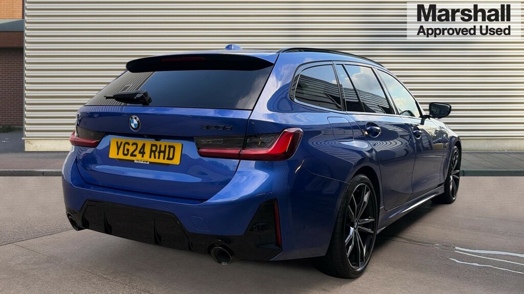 BMW 3 Series 3 Series 320D Mht M Sport Step YG24RHD Blue #3