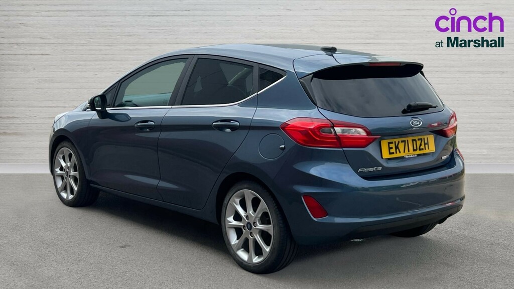 Ford Fiesta Fiesta 1.0 Ecoboost Hybrid Mhev 155 Titanium X EK71DZH Blue #5