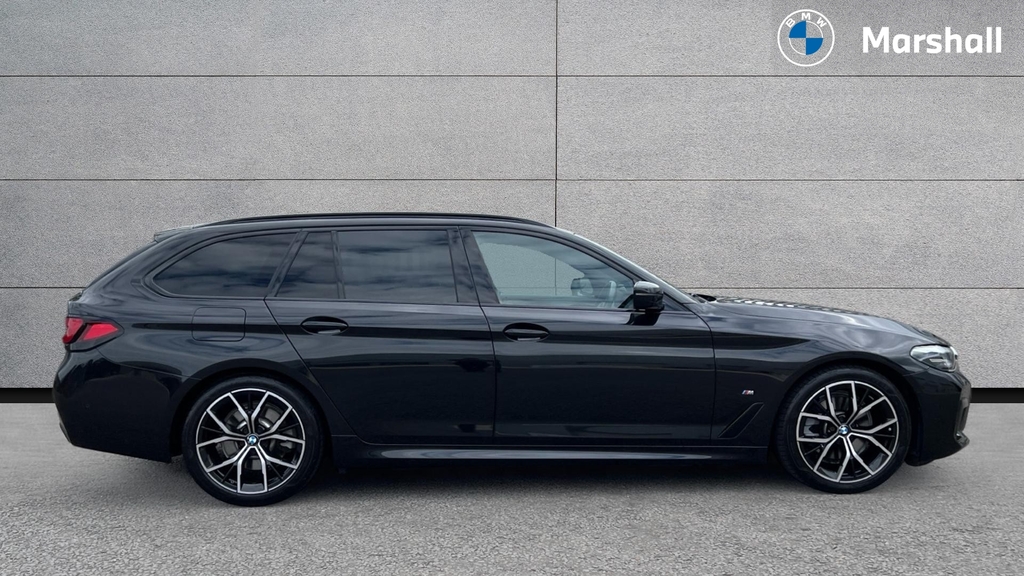 BMW 5 Series 5 Series 520D Mht M Sport Step WN73KJJ Black #3