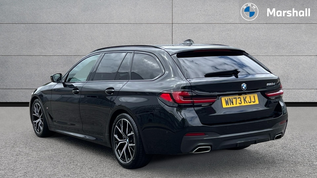 BMW 5 Series 5 Series 520D Mht M Sport Step WN73KJJ Black #2
