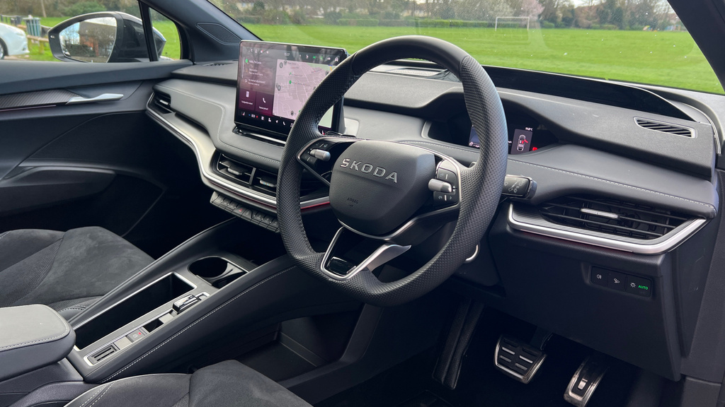 Skoda ENYAQ Enyaq 210Kw 85X Sportline 82Kwh 4X4 Black #6