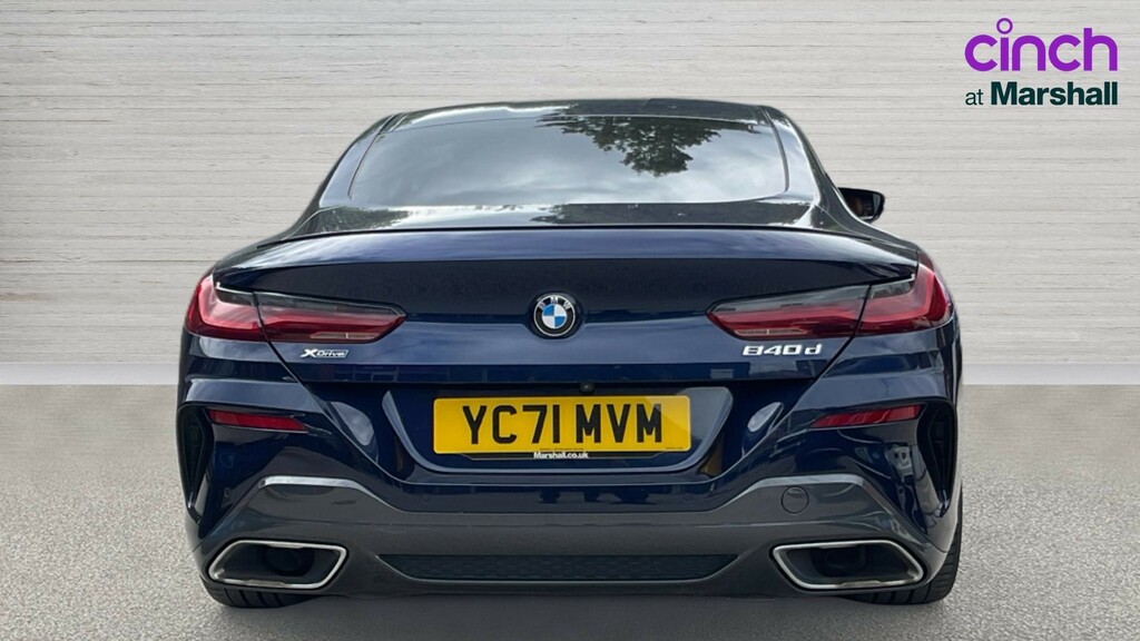 BMW 8 Series 8 Series 840D Xdrive Mht M Sport Blue #4
