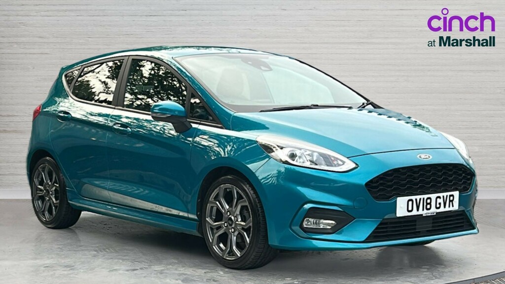Ford Fiesta Fiesta 1.0 Ecoboost St-line OV18GVR Blue