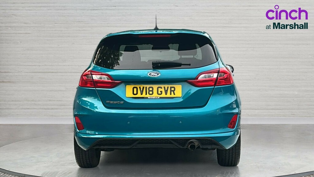 Ford Fiesta Fiesta 1.0 Ecoboost St-line OV18GVR Blue #4
