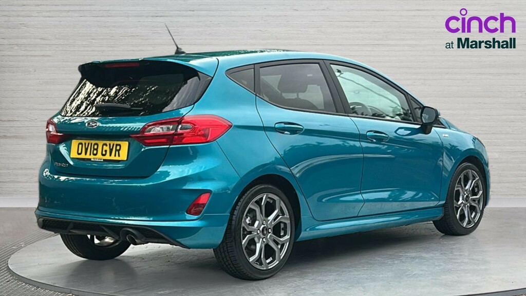 Ford Fiesta Fiesta 1.0 Ecoboost St-line OV18GVR Blue #3