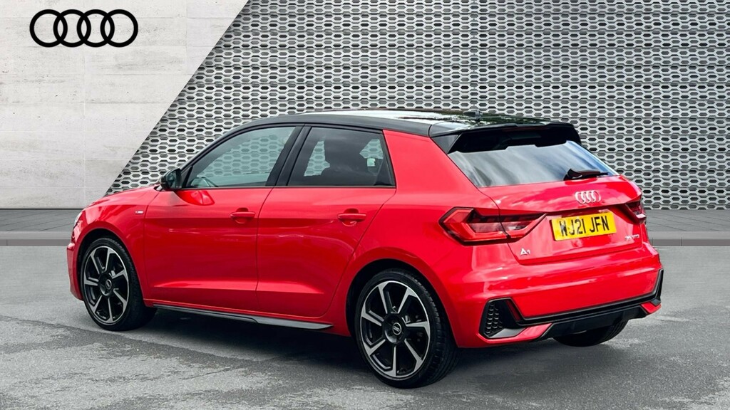 Audi A1 A1 35 Tfsi Black Edition S Tronic WJ21JFN Red #3