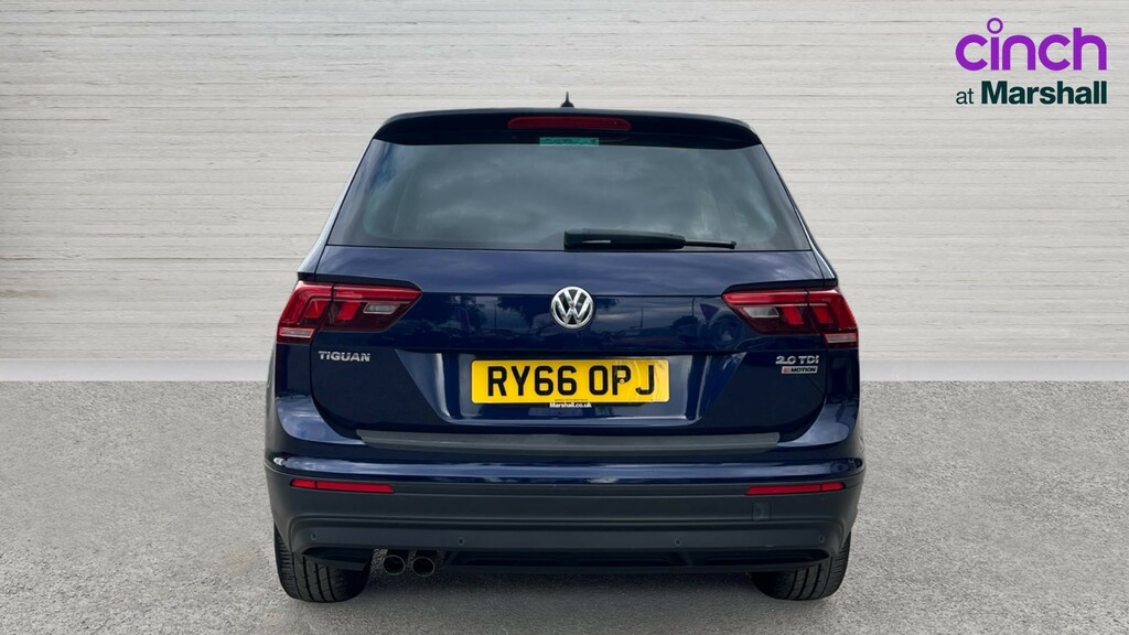 Volkswagen Tiguan Tiguan 2.0 Tdi 150 4Motion Se Nav Dsg RY66OPJ Blue #4