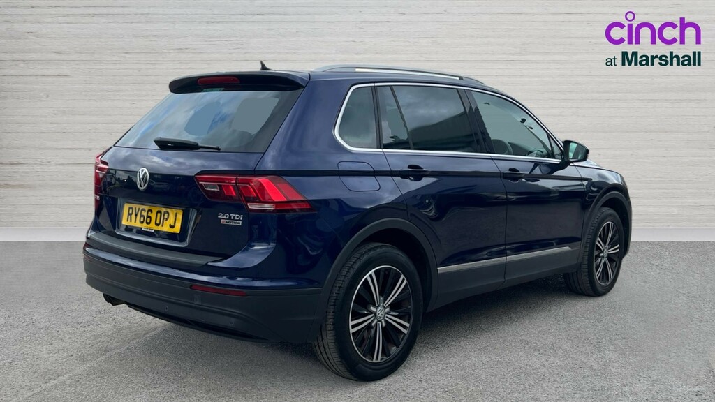 Volkswagen Tiguan Tiguan 2.0 Tdi 150 4Motion Se Nav Dsg RY66OPJ Blue #3