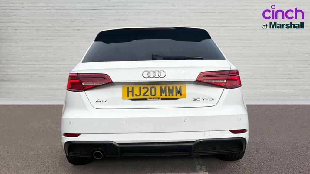 Audi A3 A3 30 Tfsi 116 Black Edition HJ20MWM White #4