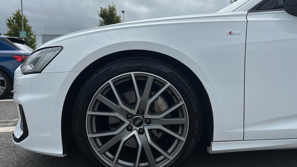 Audi A6 Saloon A6 45 Tfsi Quattro Black Edition S Tronic WF69OHC White #5