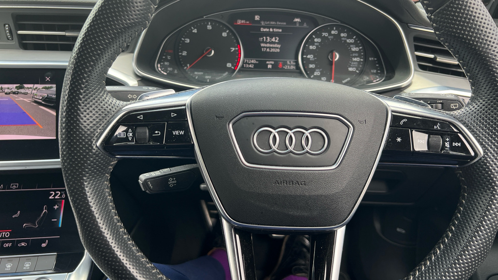 Audi A6 Saloon A6 45 Tfsi Quattro Black Edition S Tronic WF69OHC White #6