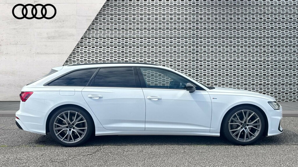 Audi A6 Saloon A6 45 Tfsi Quattro Black Edition S Tronic WF69OHC White #4