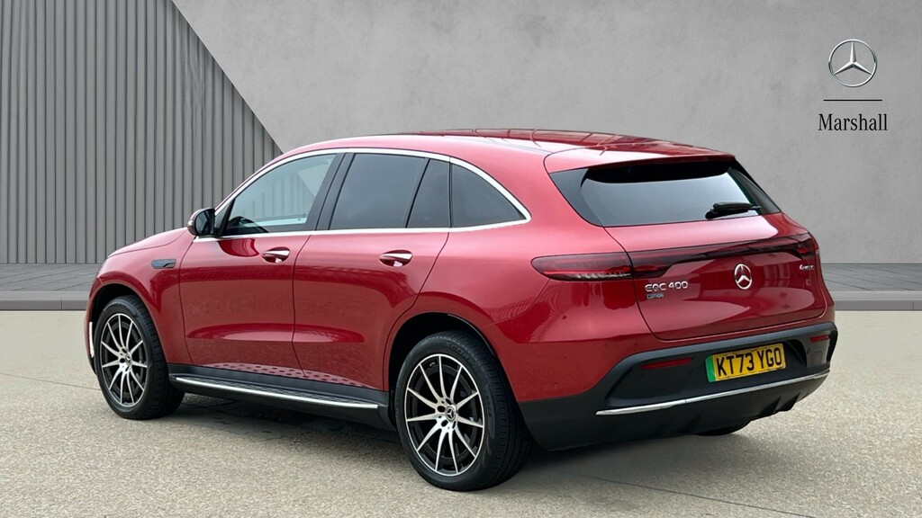 Mercedes-Benz EQC Eqc 400 300Kw Amg Line Edition 80Kwh KT73YGO Red #2