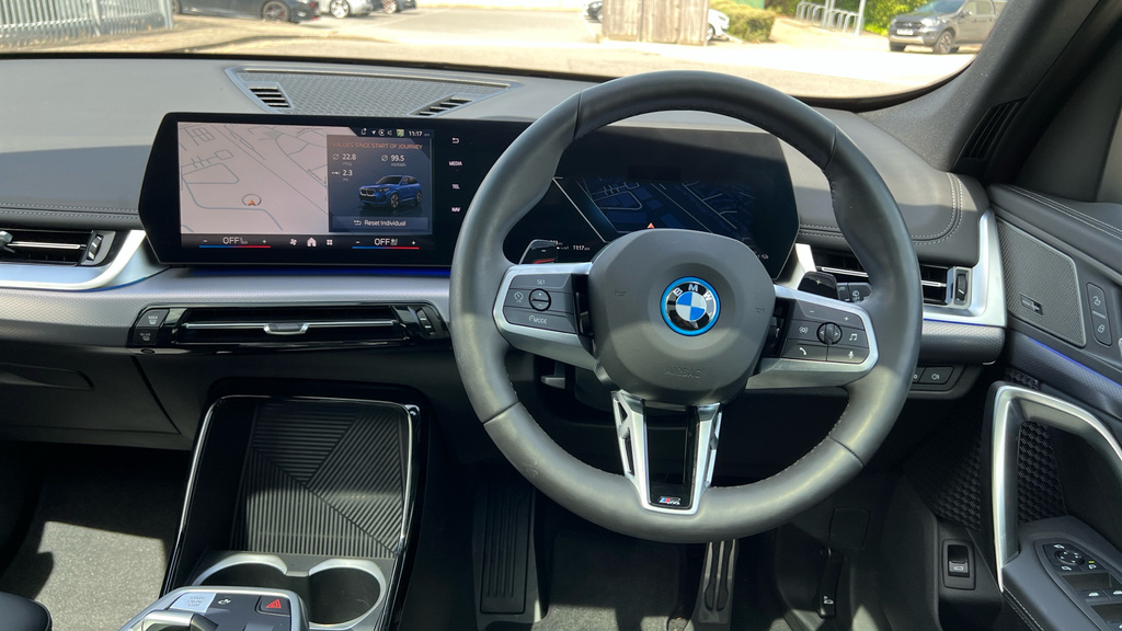 BMW X1 Bmw X1 Estate Xdrive 25E M Sport Step RJ26UWS Blue #5