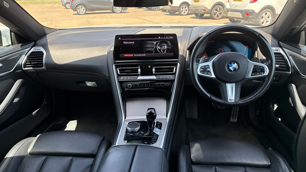 BMW 8 Series 8 Series 840I M Sport White #4