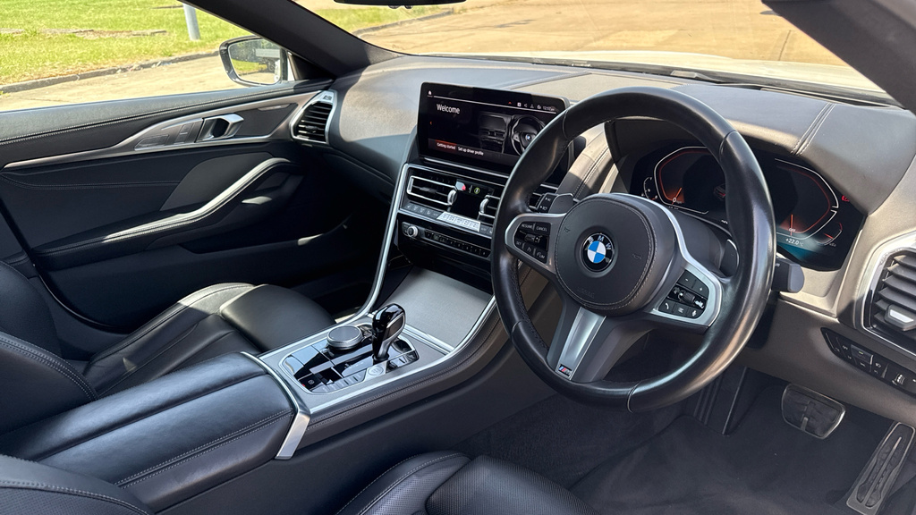 BMW 8 Series 8 Series 840I M Sport White #6