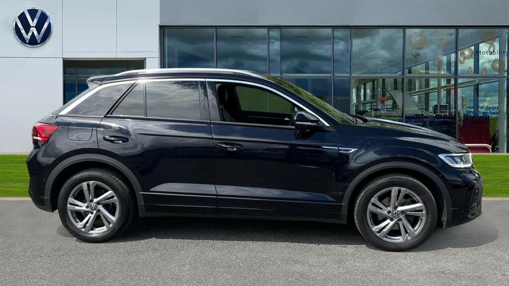 Volkswagen T-Roc T-roc 1.5 Tsi R-line Dsg LE72PFN Black #4