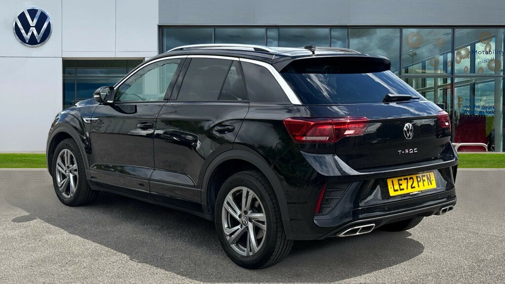 Volkswagen T-Roc T-roc 1.5 Tsi R-line Dsg LE72PFN Black #3