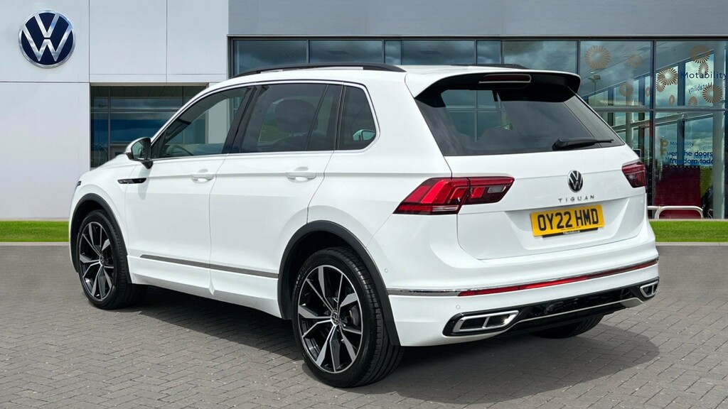 Volkswagen Tiguan Tiguan 2.0 Tdi R-line Dsg OY22HMD White #3