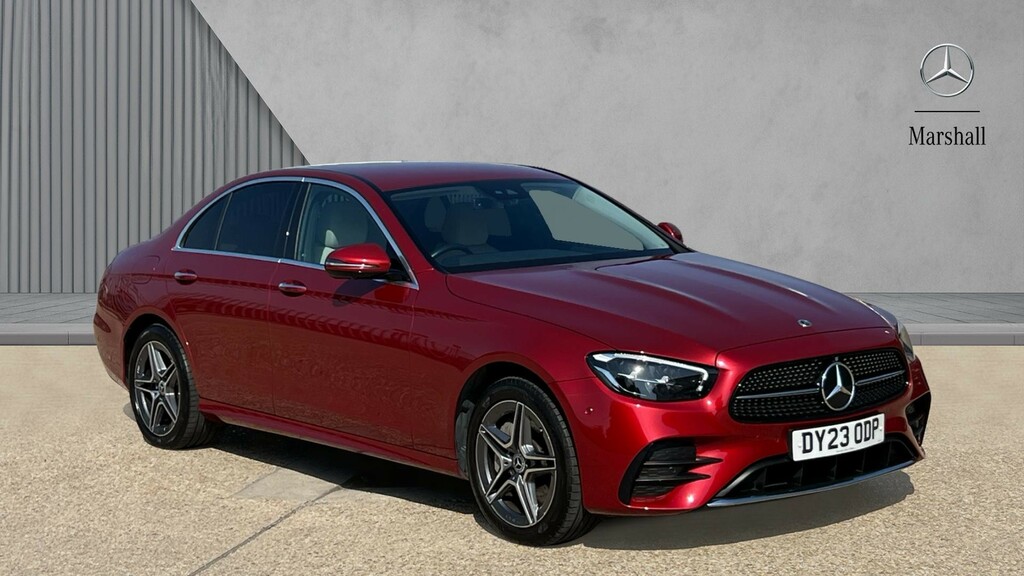 Mercedes-Benz E Class E Class E300de Amg Line Premium 9G-tronic Red