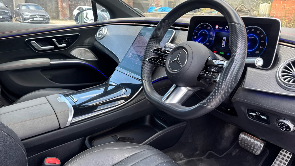 Mercedes-Benz EQS Eqs 450 245Kw Amg Line Premium 108Kwh Silver #3